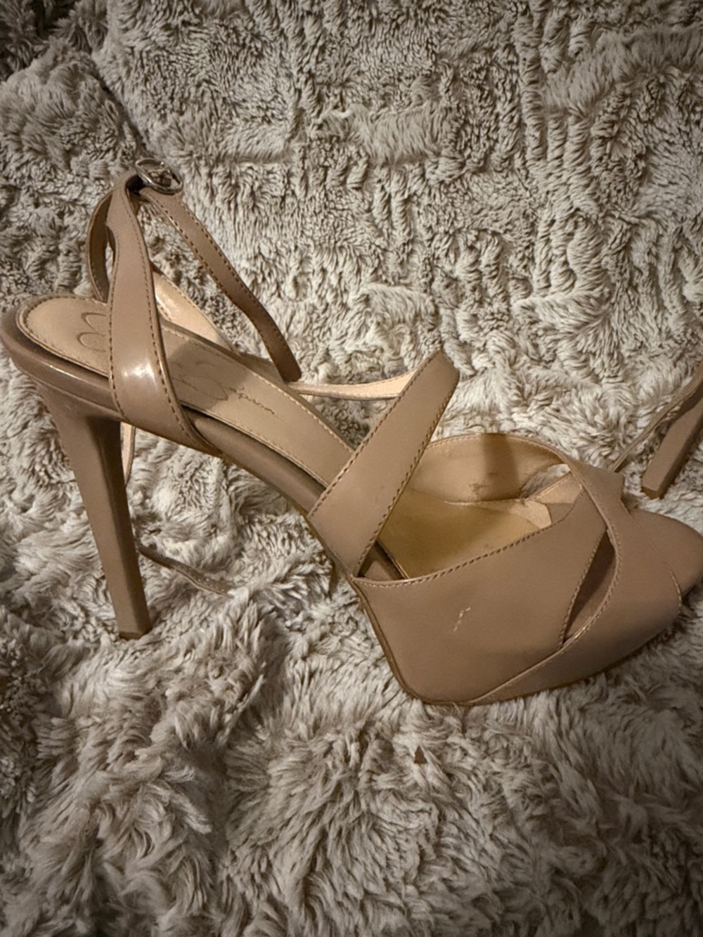 Jessica Simpson’s Beverlie Open-Toe Platform Stiletto Sandals - Picture 2 of 5